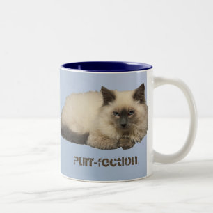 Persische Katze Zweifarbige Tasse