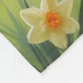 Persische Katzen Frühlingsblumen Malerei Fleecedecke (Ecke)