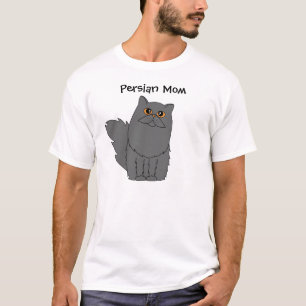 Persische Katzen-Mama-T - Shirt