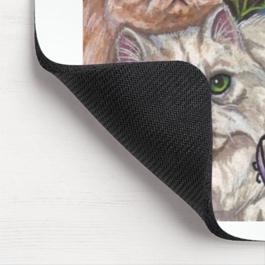 PERSISCHE KATZEN Mausunterlage Mousepad (Ecke)