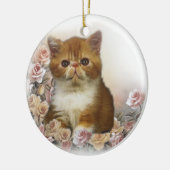 Persische Katzen-Ornamente Keramikornament (Links)