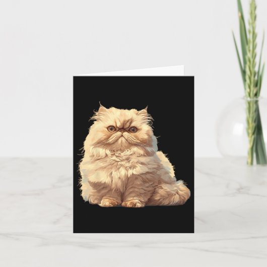Persische Katzen Persische Katze Karte (Vorderseite)