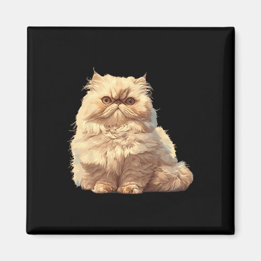 Persische Katzen Persische Katze Magnet (Vorne)
