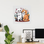 Persische Katzen Poster (Heimbüro)