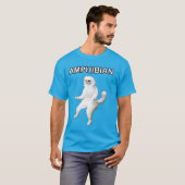 Persische Katzen-Raum-Wächter amphibisch Meme T-Shirt (Vorne ganz)