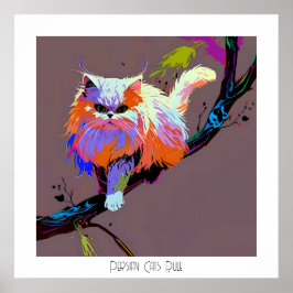 Persische Katzen-Regel Poster