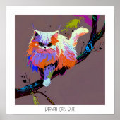 Persische Katzen-Regel Poster (Vorne)