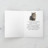 Persische Katzenpersönlichkeit Geburtstagskind Karte (Innenseite)