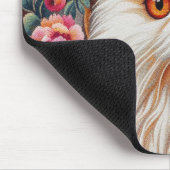 Persische Kitten Blume, floral Delight Perserkatze Mousepad (Ecke)