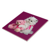 Persische Kitten und Teddy Bären dekorative Tile. Fliese (Seite)