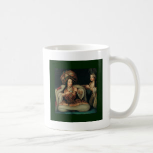 Persische Königin Shirin genießt Kaffee Kaffeetasse