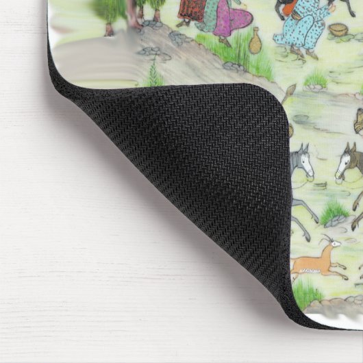 Persische Kriegs-Szene Mousepad (Ecke)