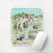 Persische Kriegs-Szene Mousepad (Mit Mouse)