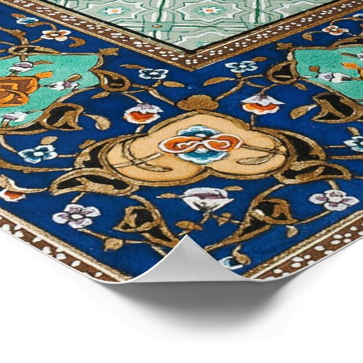 Persische Kunst der Antike Poster (Ecke)