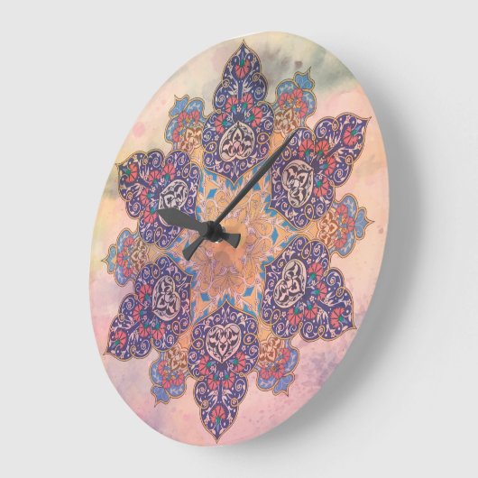 Persische Kunst Große Wanduhr (Winkel)