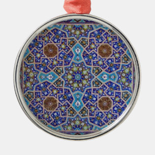 Persische Kunst Silbernes Ornament