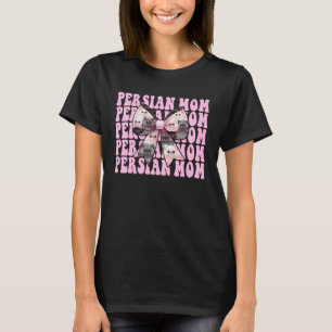 Persische Mama Mutter Perserkatze Muttertag Rosa C T-Shirt