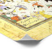 Persische Miniatur: Aziz & Zulaykha in Ägypten Poster (Ecke)