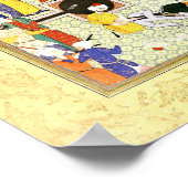 Persische Miniatur: Der alte Schurke lernt seine L Poster (Ecke)