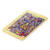 Persische Miniatur: Die Mi'raj des Propheten Magnet (Linke Seite)