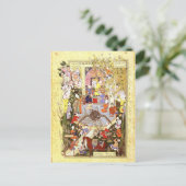 Persische Miniatur: Ein Vater berät seinen Sohn Postkarte (Stehend Vorderseite)