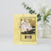 Persische Miniatur: Ein weiser alter Mann und ein  Postkarte (Stehend Vorderseite)