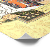 Persische Miniatur: Eine Vision der Engel Poster (Ecke)