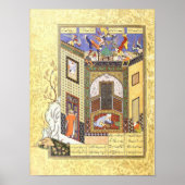 Persische Miniatur: Eine Vision der Engel Poster (Vorne)