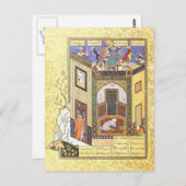 Persische Miniatur: Eine Vision der Engel Postkarte (Vorne/Hinten)