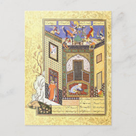 Persische Miniatur: Eine Vision der Engel Postkarte