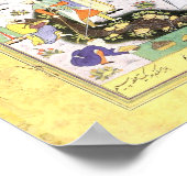 Persische Miniatur: Khusraw Parviz & Shirin Poster (Ecke)