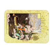 Persische Miniatur: Salaman & Absal Postkarte Magnet (Horizontal)