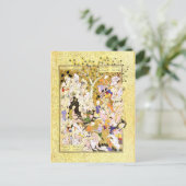 Persische Miniatur: Unzulängliches Geschenk der De Postkarte (Stehend Vorderseite)