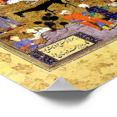 Persische Miniatur: Verkaufe meinen wunderbaren Do Poster (Ecke)