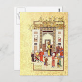 Persische Miniatur: Yusufs Unschuldigkeit Postkarte (Vorne/Hinten)