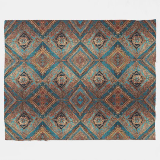 Persische moderne, schöne Sammlung alter Muster Fleecedecke (Vorderseite (Horizontal))