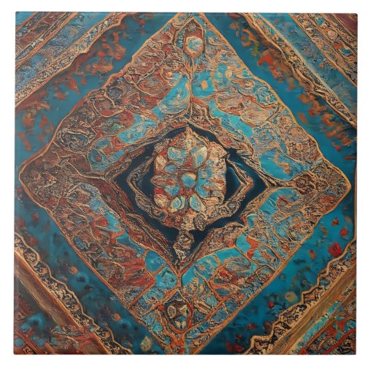 Persische moderne, schöne Sammlung alter Muster Fliese (Vorderseite)