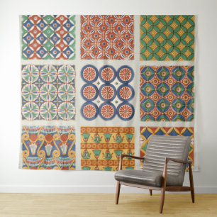 Persische Mosaik-Fliesen-Wand-Tapisserie Wandteppich