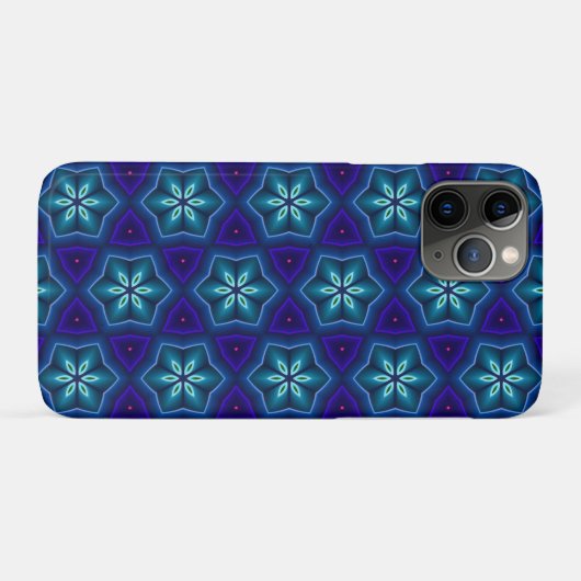 Persische Mosaikfliese mit 3D-Blume-Muster Case-Mate iPhone Hülle (Rückseite (Horizontal))