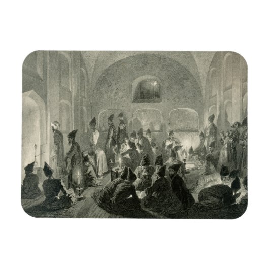 Persische Moschee in Jerewan, Armenien, eine Nacht Magnet (Horizontal)