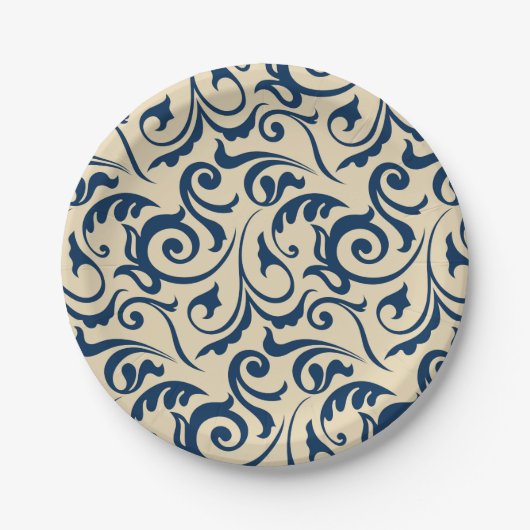 Persische Motive Inspiration 2 Pappteller (Vorderseite)