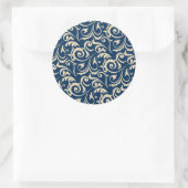 Persische Motive Inspiration Runder Aufkleber (Tasche)