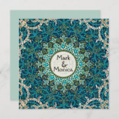 Persische Muster-Einladungen Einladung (Vorne/Hinten)