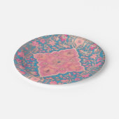 Persische Musterpapierplatte Pappteller (Schrägansicht)