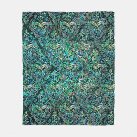 Persische orientalische Musterohrschnecke und Fleecedecke (Vorderseite)