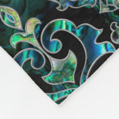 Persische orientalische Musterohrschnecke und Fleecedecke (Ecke)