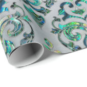 Persische orientalische Musterohrschnecke und Geschenkpapier (Rolleneckpunkt)