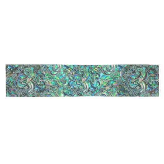 Persische orientalische Musterohrschnecke und Kurzer Tischläufer (Horizontal)