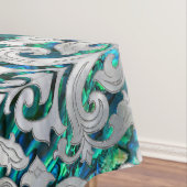 Persische orientalische Musterohrschnecke und Tischdecke (Beispiel)