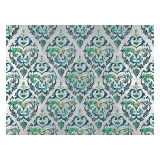 Persische orientalische Musterohrschnecke und Tischdecke (Vorderseite (Horizontal))